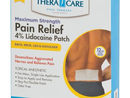 TheraCare Pain Relief 4% Lidocaine Patch, 5 Count Hot on Sale