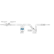 Sunset Pediatric Passive Ventilator Circuit, Non-heated Fashion