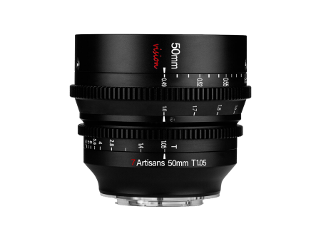 7artisans Photoelectric 50mm T1.05 Vision Cine Lens for Canon RF Mount Online now