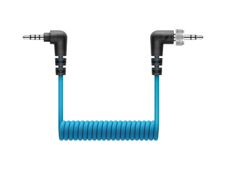 Sennheiser XSW-D Mobile Cable Locking 3.5mm TRS to 3.5mm TRRS Coiled Cable Online now