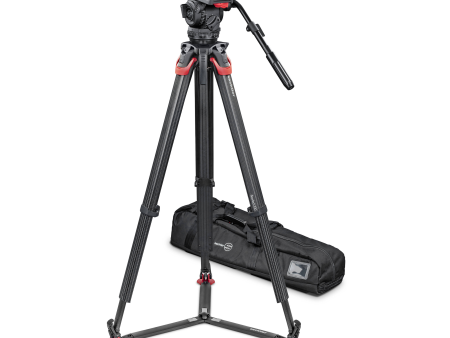 Sachtler Video 18 S2 Fluid Head with flowtech 100mm Carbon Fiber Tripod & Carry Handle Kit Online Sale