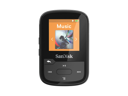 SanDisk Clip Sport PLUS MP3 player - 16GB, Bluetooth - Black For Cheap