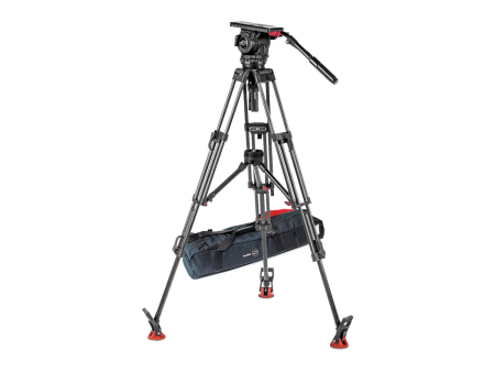 Sachtler Video 18 S2 Fluid Head & ENG 2 CF Tripod System with Mid-Level Spreader Fashion