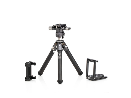 Benro TablePod Pro Kit Carbon Fiber Tripod and Ball Head with ArcaSmart 70mm Smartphone Adapter Plate For Discount