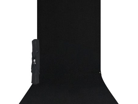 Westcott X-Drop Wrinkle-Resistant Backdrop Kit - Rich Black Sweep (5  x 12 ) Online