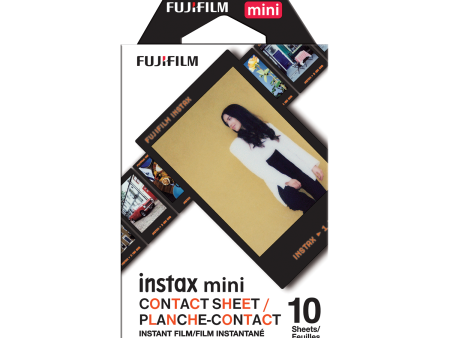 FUJIFILM INSTAX MINI Contact Sheet Instant Film Pack (10 exposures) For Sale