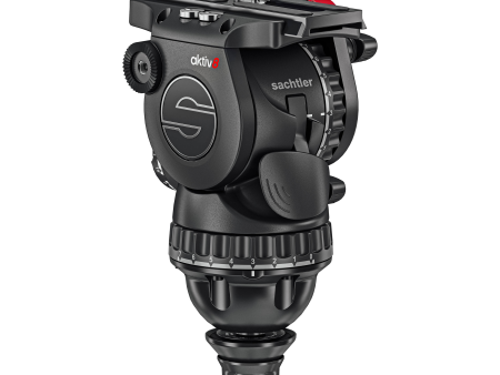 Sachtler aktiv8 Sideload Fluid Head with SpeedLevel & 7-Step Drag for Sachtler Tripods (75mm) Online Hot Sale