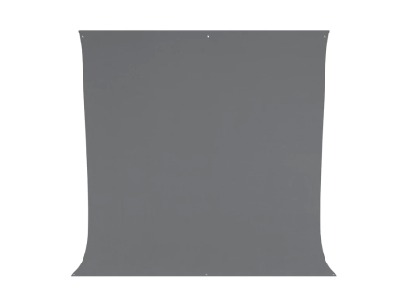 Westcott Wrinkle-Resistant Backdrop - Neutral Gray (9  x 10 ) For Cheap