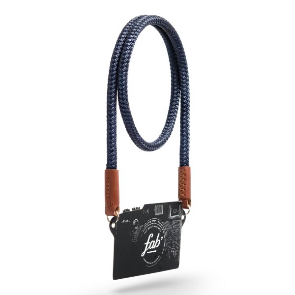 Fab  F8 strap - Blue rope, brown leather - Size XL (55 ) Online