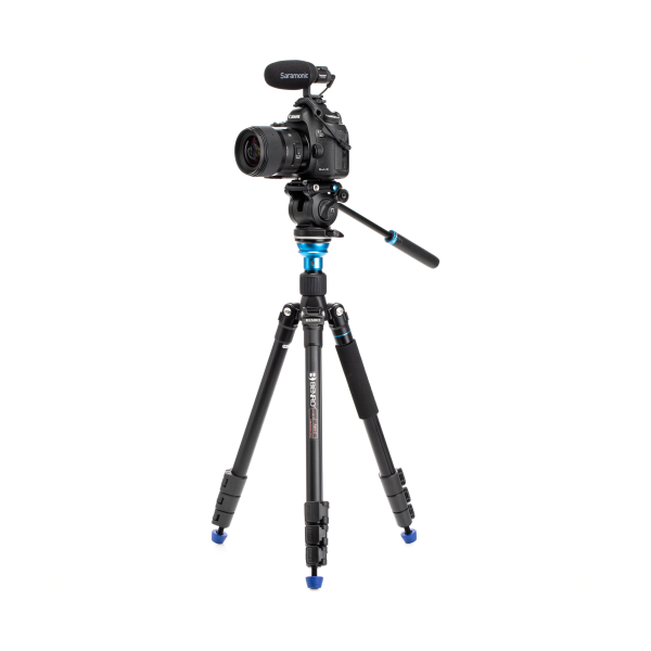 Benro Aero 2 PRO Aluminum Travel Video Tripod with Flip Locks Hot on Sale