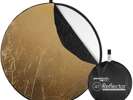 Westcott Collapsible 5-in-1 Reflector with Gold Surface (40 ) Online Hot Sale