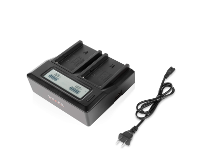 SHAPE NP-F Dual-Bay Charger with LCD Online Hot Sale