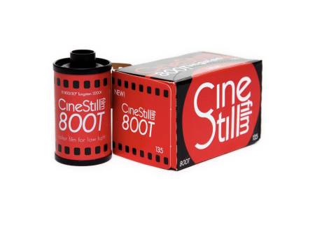 CineStill 800tungsten High Speed Color Negative Film, 35mm - 36 Exp Hot on Sale