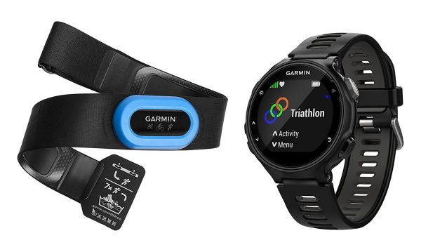 Garmin Forerunner 735XT GPS Unit, Black and Gray Tri-Bundle Sale