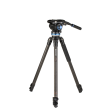 Benro C373F Carbon Fiber Single-Tube Tripod with S8Pro Fluid Video Head Discount