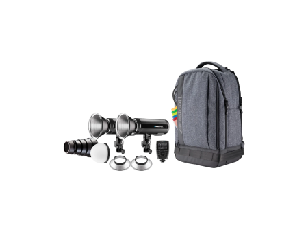 Westcott FJ200 Strobe 2-Light Backpack Kit with FJ-X3s Wireless Trigger for Sony Cameras Supply