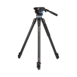 Benro A373F Aluminum Single-Tube Tripod with S6Pro Fluid Video Head on Sale