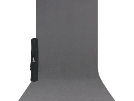 Westcott X-Drop Wrinkle-Resistant Backdrop Kit - Neutral Gray Sweep (5  x 12 ) Online now