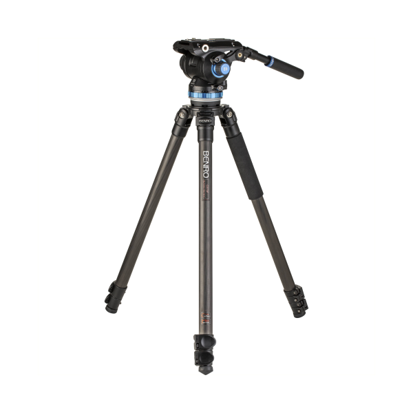 Benro C373F Carbon Fiber Single-Tube Tripod with S8Pro Fluid Video Head Discount