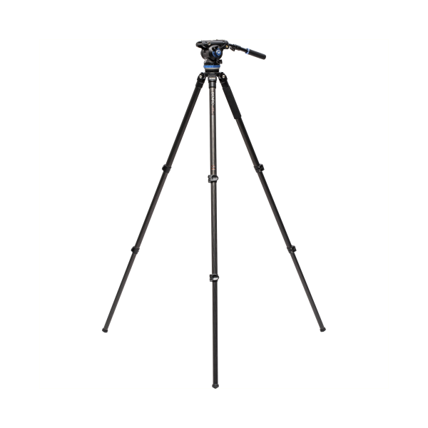 Benro C373F Carbon Fiber Single-Tube Tripod with S8Pro Fluid Video Head Discount