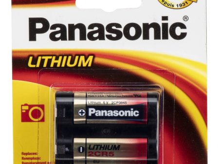 Panasonic 2CR5 Lithium Battery (6V, 1400mAh) Cheap