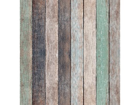 Westcott X-Drop Vinyl Backdrop - Rustic Wood Nutmeg Pastels (5  x 7 ) For Sale