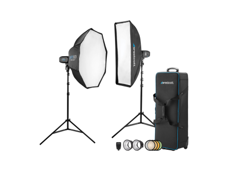 Westcott FJ400 Strobe 2-Light Location Kit with FJ-X3m Universal Wireless Trigger Supply