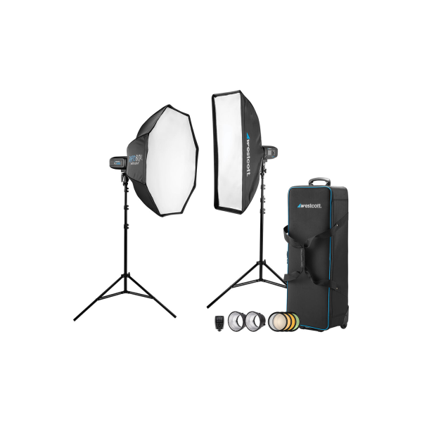 Westcott FJ400 Strobe 2-Light Location Kit with FJ-X3m Universal Wireless Trigger Supply