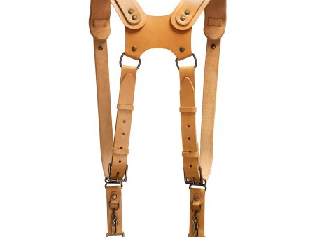 Fab  F22 harness - Tan leather - Size Standard Online Sale