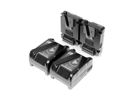 SHAPE 2 x Mini V-Mount 99Wh Batteries & Dual Hot-Swap Battery Plate Kit on Sale