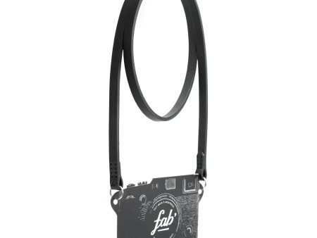 Fab  F4 strap - Black leather - Size S (39 ) Supply