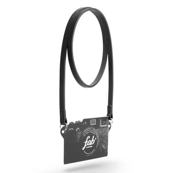 Fab  F4 strap - Black leather - Size S (39 ) Supply