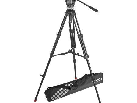 Sachtler Ace M Fluid Head with 2-Stage Aluminum Tripod & Mid-Level Spreader on Sale