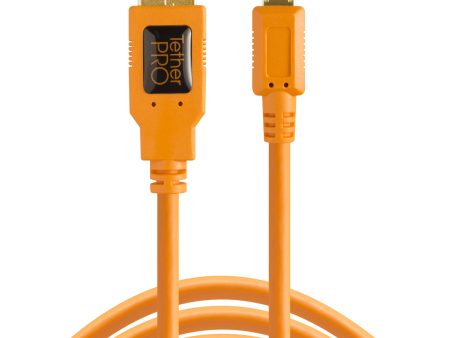 Tether Tools TetherPro USB 2.0 A Male to Micro-B 5-Pin Cable (15 , Orange) Fashion