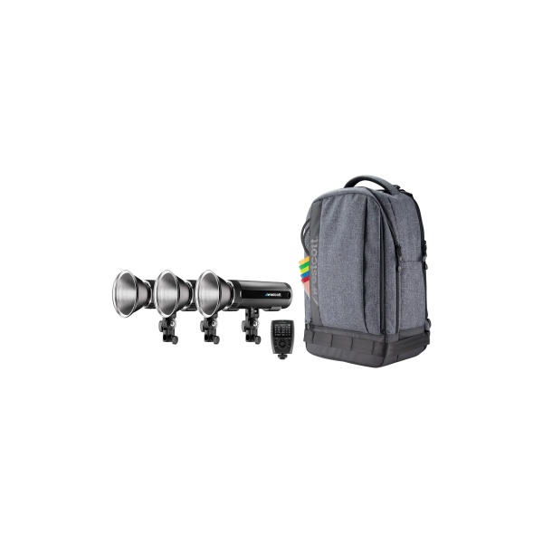 Westcott FJ200 Strobe 3-Light Backpack Kit with FJ-X3m Universal Wireless Trigger For Cheap