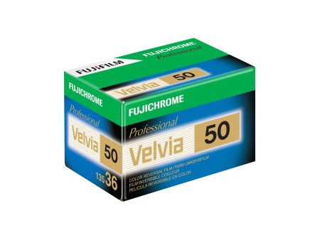 FUJIFILM Fujichrome Velvia 50 Professional RVP 50 Color Transparency Film - 35mm Roll Film, 36 Exposures Supply