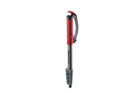 Manfrotto MMC-RD Compact Aluminum Monopod Advanced - Red For Cheap