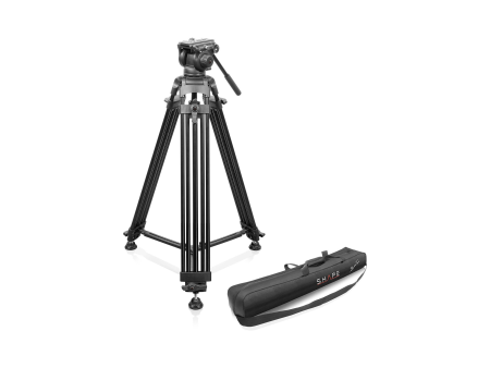 SHAPE SVT10K 3-Stage Video Tripod with Fluid Head and Bag Online