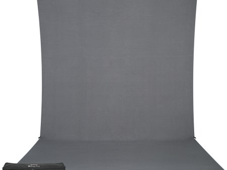 Westcott X-Drop Fabric Backdrop Kit (Neutral Gray, 8 x 13 ) For Discount