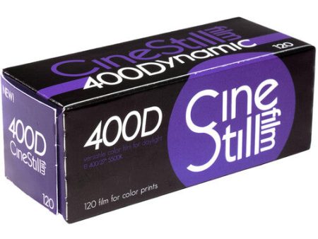 Cinestill 400 Dynamic Versatile Color Negative Film, 120 Medium format ISO 400 Hot on Sale