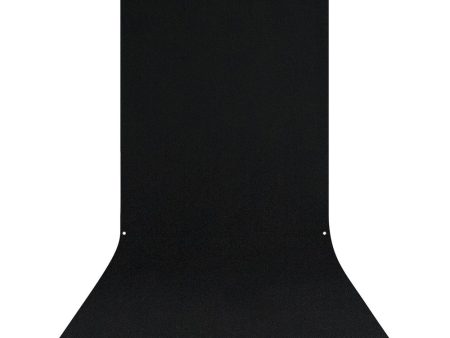 Westcott X-Drop Wrinkle-Resistant Backdrop - Rich Black Sweep (5  x 12 ) For Cheap