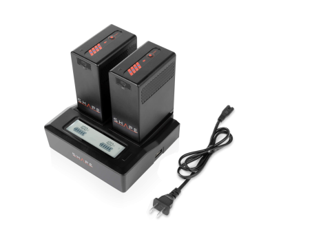 SHAPE BP-U65 Dual Charger with Two 65Wh Lithium-Ion Batteries Online Sale