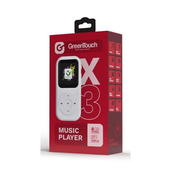 Greentouch X3 MP3 Player - White - 32GB Hot on Sale