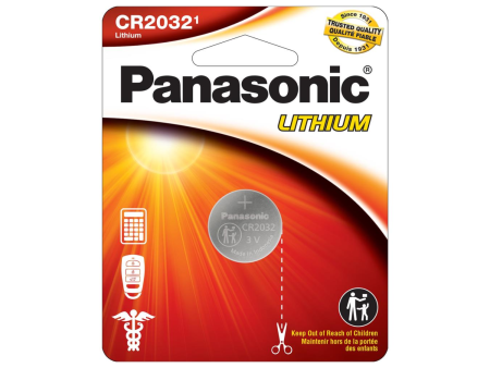 Panasonic 2032 3V Lithium Coin Cell Battery 1 pack Sale