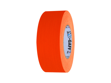 Pro Gaff Tape Cloth - Fluorescent Orange - 50 Yards - 1  Online now