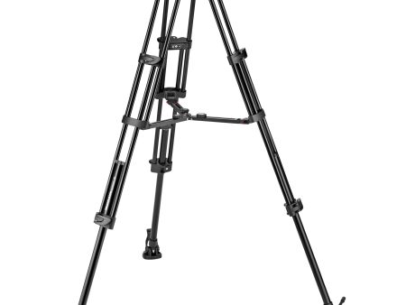 Manfrotto Aluminum Twin Leg Video Tripod with Mid-Level Spreader For Cheap