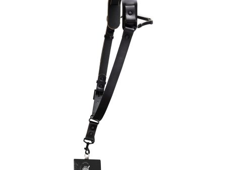 Fab  F16 strap with pad - Black leather - Size XL Online Sale