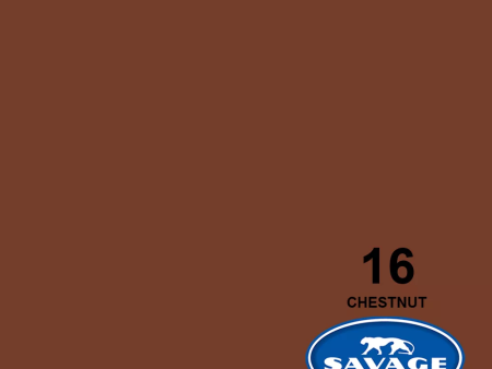 Savage Widetone Seamless Background Paper - 107 x50  - Chestnut For Cheap