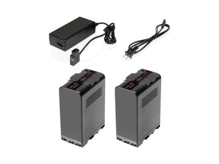 SHAPE Dual BP-U100 Lithium-Ion Batteries with Portable D-Tap Battery Charger (6800 mAh) Hot on Sale