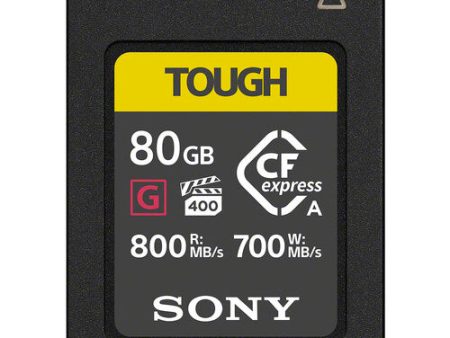 Sony CEA-G Series CEA-G80T - Flash memory card - 80 GB - CFexpress Type A - for a7s III For Cheap